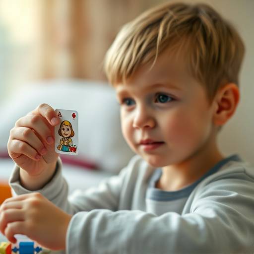 メモリーチャレンジの遊び方説明図 - カードを選択している様子