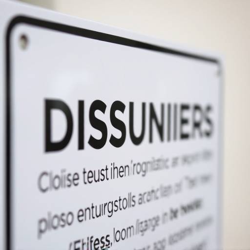 免責事項のサイン